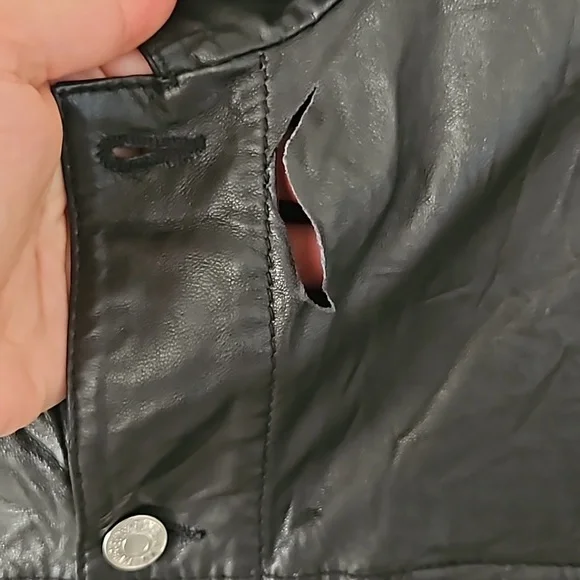 Zadig&VoltaireBase crinkle leather jacket - Picture 11 of 14